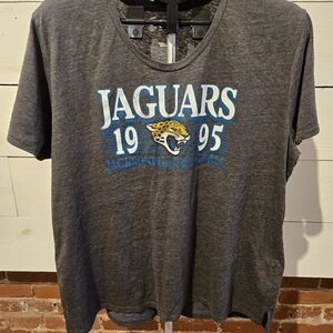 Women’s 2XL Jacksonville Jaguars 1995 Short Sleeve Shirt NFL Team Apparel Gray